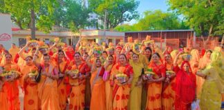 वानर सेना और हनुमान जी की झांकी सजी खास
