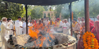 श्री भन्दे बालाजी धाम अखंड सिद्ध धूणी में लगा विशेष भोग