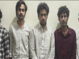 विदेश में नौकरी का लालच देकर लूटने वाला गिरोह के पांच आरोपी गिरफ्तार