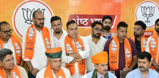 पूर्व जिला प्रमुख पृथ्वीराज मील समर्थकों सहित भाजपा में शामिल