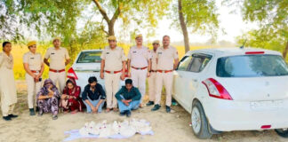 ऑपरेशन चक्रव्यूह: 38 करोड़ की हेरोइन सहित छह तस्कर गिरफ्तार