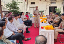 माणक चौक थाने में डीसीपी ने सुनी आमजन की शिकायतें