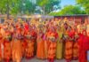 ढेहर का बालाजी क्षेत्र में गूंजे प्रभु श्रीराम के जयकारे Chants of 'Jai Shri Ram' echoed in the Dhehar ka Balaji area.