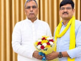 राजस्थान संगठन को लेकर ओमप्रकाश राजभर से सुभाष चन्द्र यादव ने की मुलाकात