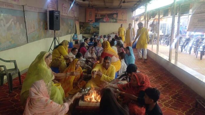 Pitru Pushti Gayatri Mahayagya held in Govind Devji Temple Pitru Pushti Gayatri Mahayagya held in Govind Devji Temple