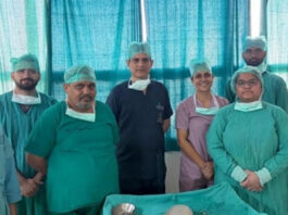 एसएमएस अस्पताल में अंडकोष से निकाली 15 सेंटीमीटर की विशाल गांठ