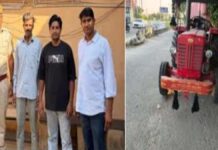 300 किमी पीछा कर पकड़े दो वाहन चोर: भीलवाड़ा से चोरी का ट्रैक्टर-टैंकर बरामद Two vehicle thieves caught after a 300-km chase.