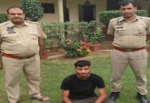 यातायात पुलिसकर्मी को स्कॉर्पियो से टक्कर मारकर भागा आरोपी गिरफ्तार Accused who hit a traffic police officer with a Scorpio and fled has been arrested.