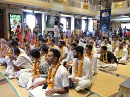 गुप्त वृन्दावन धाम में विश्वगुरु श्रील प्रभुपाद आश्रय समारोह