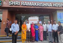 निःशुल्क नेत्र रोग शिविर में 40 मरीज लाभान्वित 40 patients benefited from the free eye camp.