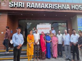 निःशुल्क नेत्र रोग शिविर में 40 मरीज लाभान्वित 40 patients benefited from the free eye camp.