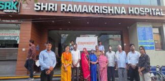 निःशुल्क नेत्र रोग शिविर में 40 मरीज लाभान्वित 40 patients benefited from the free eye camp.