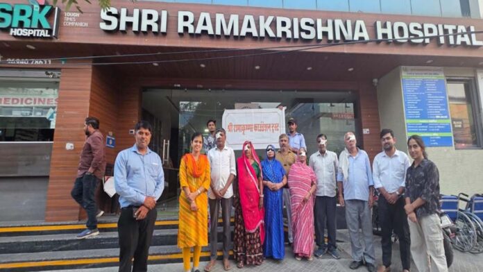 40 patients benefited from the free eye camp.
