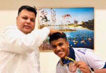 आईपीएस अधिकारी पंकज चौधरी के पुत्र पद्मनाभ चौधरी का सीबीएसई वेस्ट जोन क्रिकेट टीम में चयन