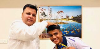 आईपीएस अधिकारी पंकज चौधरी के पुत्र पद्मनाभ चौधरी का सीबीएसई वेस्ट जोन क्रिकेट टीम में चयन