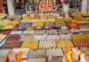 परकोटा गणेश मंदिर में प्रथम पूज्य के पाटोत्सव पर सजी छप्पन भोग की झांकी