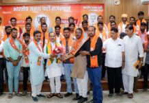 भारत आदिवासी पार्टी के ब्लॉक प्रभारी सहित 39 कार्यकर्ताओं ने ग्रहण की भाजपा की सदस्यता