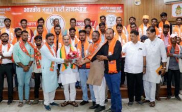 भारत आदिवासी पार्टी के ब्लॉक प्रभारी सहित 39 कार्यकर्ताओं ने ग्रहण की भाजपा की सदस्यता