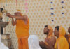 भांकरोटा जैन मंदिर में पार्श्वनाथ भगवान का कलशाभिषेक