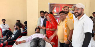 वाल्मीकि जयंती पर रक्तदान शिविर, 186 यूनिट रक्त एकत्रित
