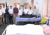 निःशुल्क विरेचन-रक्तमोक्षण शिविर के तहत 80 लोगों ने किया रक्तदान