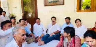 रितु बराला की जीरो एफआईआर पर फंसा पेंच: जयपुर पुलिस कमिश्नरेट में कांग्रेस का दूसरे दिन भी धरना