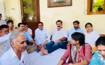 रितु बराला की जीरो एफआईआर पर फंसा पेंच: जयपुर पुलिस कमिश्नरेट में कांग्रेस का दूसरे दिन भी धरना