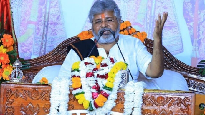 Ramkatha: Devotees sway to the verses of “Bhae Pragat Kripala...” Ramkatha: Devotees sway to the verses of “Bhae Pragat Kripala...”