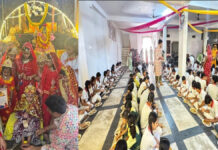 शिव-शक्ति की आराधना का अनूठा संगम:गीता गायत्री मंदिर में 1100 से अधिक कन्याओं और बटुकों का भव्य पूजन