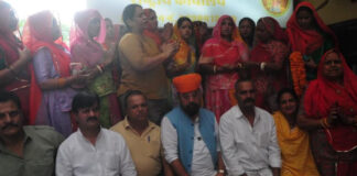 सवर्ण आक्रोश सभा से पहले राष्ट्रीय करणी सेना का सरकार के खिलाफ मोर्चा