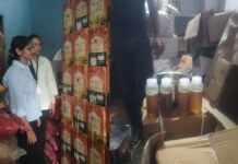 प्रताप नगर में 1125 किलो संदिग्ध सरसों तेल सीज