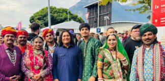 स्विट्जरलैंड में रहीस भारती और धोद ग्रुप ने लहराया राजस्थान की लोक संस्कृति का परचम