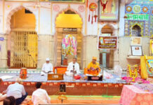 श्री अमरापुर दरबार में भक्तिभाव से मनाया गया सद्गुरु टेऊँराम महाराज का मासिक जन्मोत्सव चौथ पर्व