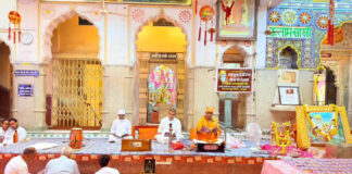 श्री अमरापुर दरबार में भक्तिभाव से मनाया गया सद्गुरु टेऊँराम महाराज का मासिक जन्मोत्सव चौथ पर्व