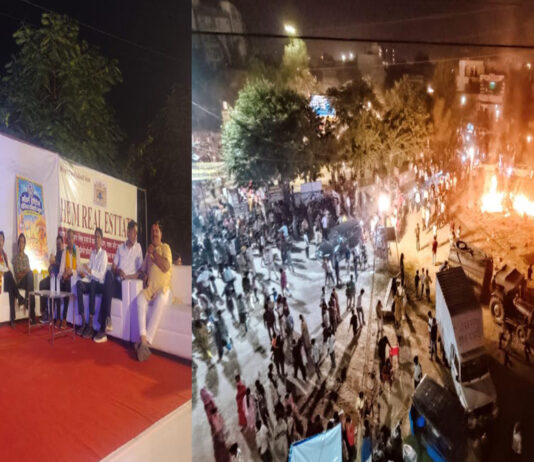 जगदम्बा नगर में भव्य दशहरा महोत्सव सम्पन्न: रावण दहन और आतिशबाजी ने बांधा समां