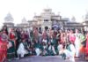 रामनिवास बाग में हुआ डांडिया महोत्सव के रिहर्सल का आगाज