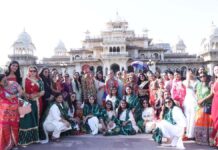 रामनिवास बाग में हुआ डांडिया महोत्सव के रिहर्सल का आगाज