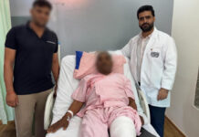 8 साल से चलने में असमर्थ मरीज का सफल घुटना प्रत्यारोपण