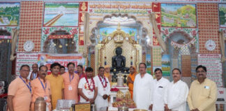 जयपुर से श्री महावीर जी की 40वीं पदयात्रा का दौसा में भव्य स्वागत 40th Padayatra (foot pilgrimage) from Jaipur to Shri Mahavirji