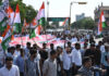 वोट बचाओ-देश बचाओ अभियान के तहत जयपुर में युवा कांग्रेस का पैदल मार्च Youth Congress holds a foot march in Jaipur as part of the 'Save the Vote, Save the Nation' campaign