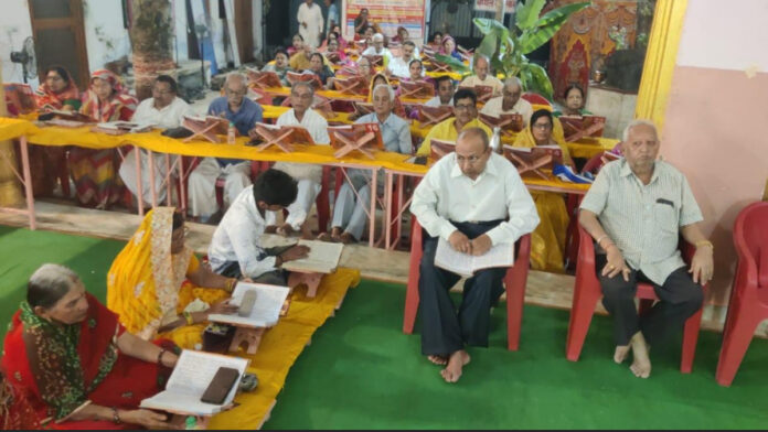 32nd Navanha Parayan Festival begins at Shri Lakshminarayan Temple. 32nd Navanha Parayan Festival begins at Shri Lakshminarayan Temple.