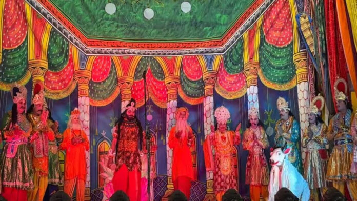 The episode of the wedding of Ram and Janaki at the Adarsh Nagar Ramlila The episode of the wedding of Ram and Janaki at the Adarsh Nagar Ramlila