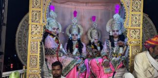 चांदपोल से निकली भव्य श्री राम बारात: जगह-जगह हुआ स्वागत, रामलीला मैदान में गूंजे जयकारे Grand Shri Ram procession sets out from Chandpole