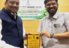 वन्यजीव संरक्षण के लिए मनीष सक्सेना सम्मानित Manish Saxena honored for wildlife conservation.