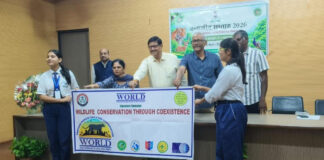 वन्यजीव सप्ताह-2026 का समापन समारोह में विजेताओं को मिले पुरस्कार