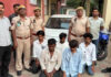 युवक का अपहरण कर निर्वस्त्र कर मारपीट और अश्लील वीडियो बनाने वाले पांच आरोपी गिरफ्तार