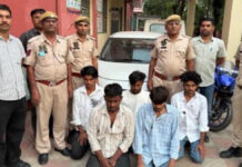 युवक का अपहरण कर निर्वस्त्र कर मारपीट और अश्लील वीडियो बनाने वाले पांच आरोपी गिरफ्तार