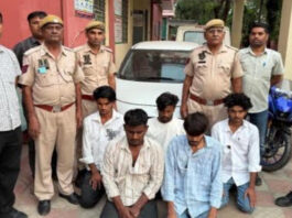 युवक का अपहरण कर निर्वस्त्र कर मारपीट और अश्लील वीडियो बनाने वाले पांच आरोपी गिरफ्तार