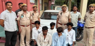 युवक का अपहरण कर निर्वस्त्र कर मारपीट और अश्लील वीडियो बनाने वाले पांच आरोपी गिरफ्तार